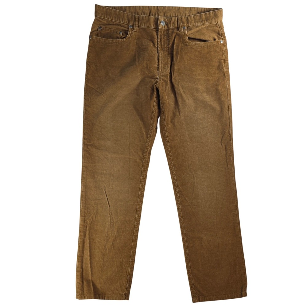 Brooks Brothers Corduroy Pants 346 Straight Leg Camel Brown Men 35 x 30 Heritage